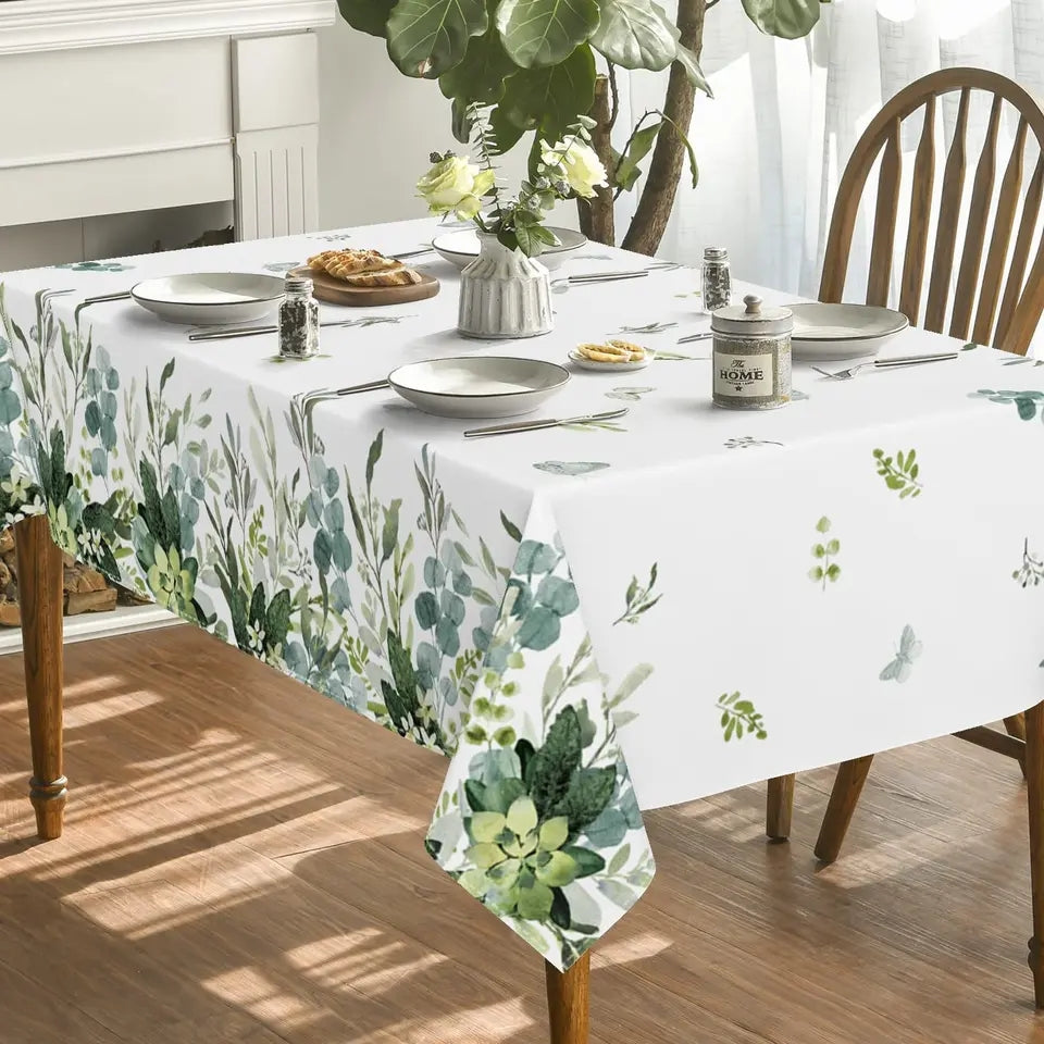 FLORAL WATERPROOF TABLE CLOTH