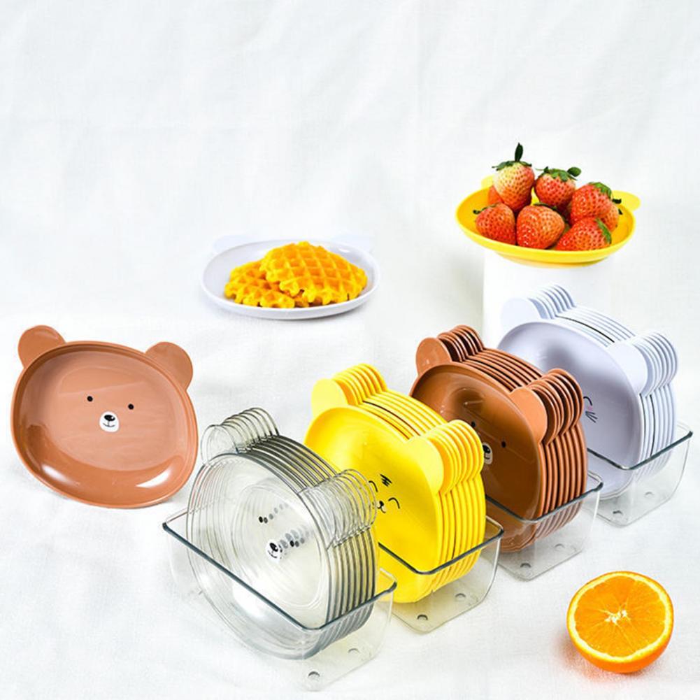 8 PIECES BEAR SNACKS PLATE