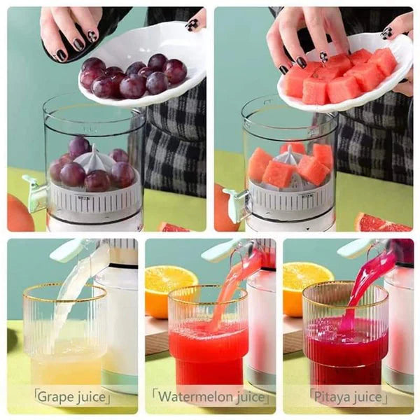 Multifunction portable rechargeable juicer fresh fruit mini juicer