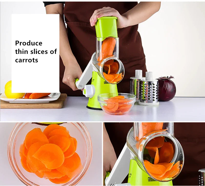 Trendy Spot™ 3in1 Multifunctional Roller Vegetable Cutter