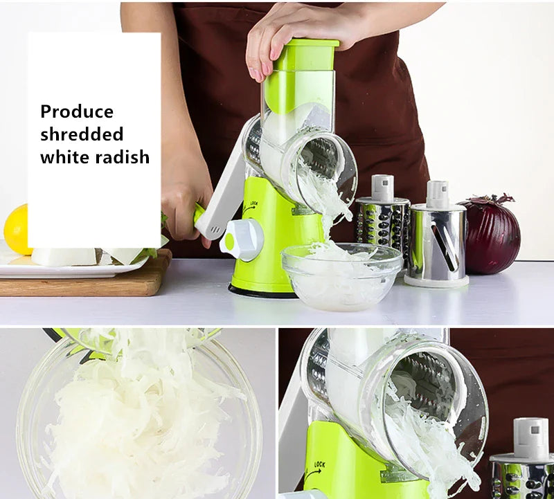 Trendy Spot™ 3in1 Multifunctional Roller Vegetable Cutter