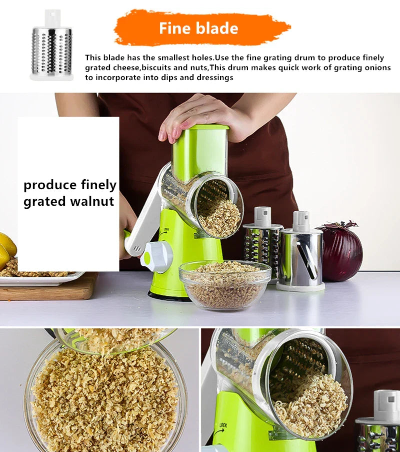 Trendy Spot™ 3in1 Multifunctional Roller Vegetable Cutter