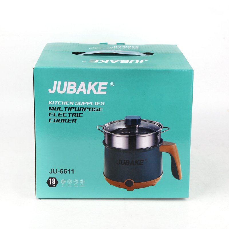 JUBAKE JU-5511 Multi Purpose Electric Kettle (1.5 Ltr) Concealed – Plastic+NonStick Double Layer Body