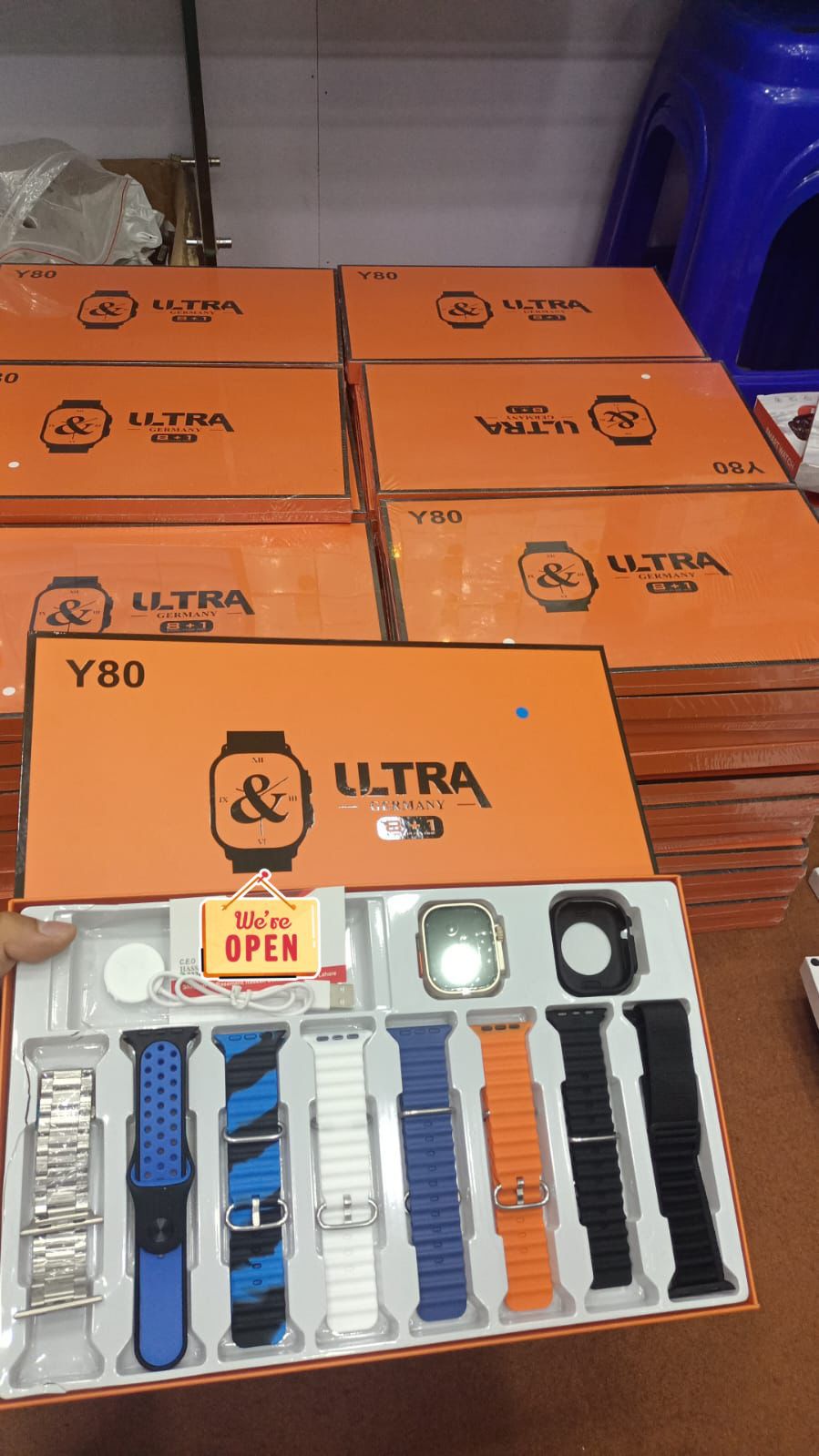 Y80 8 in 1 Ultra Smart Watch