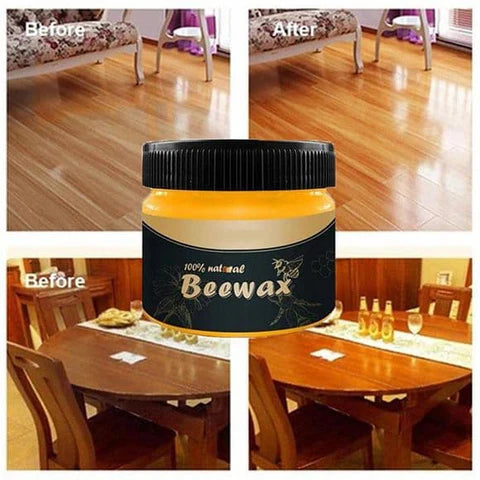 Buy 1 Get 1 Free Traditional Beeswax Polish For Wood & Furniture, All-Purpose Beewax For Wood Cleaner And Polish Wipes