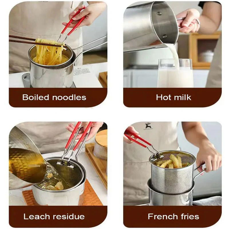 Stainless Steel Deep Fryer Frying Pot